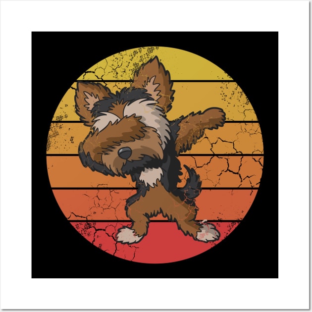 Retro Shih Tzu Dog Wall Art by E